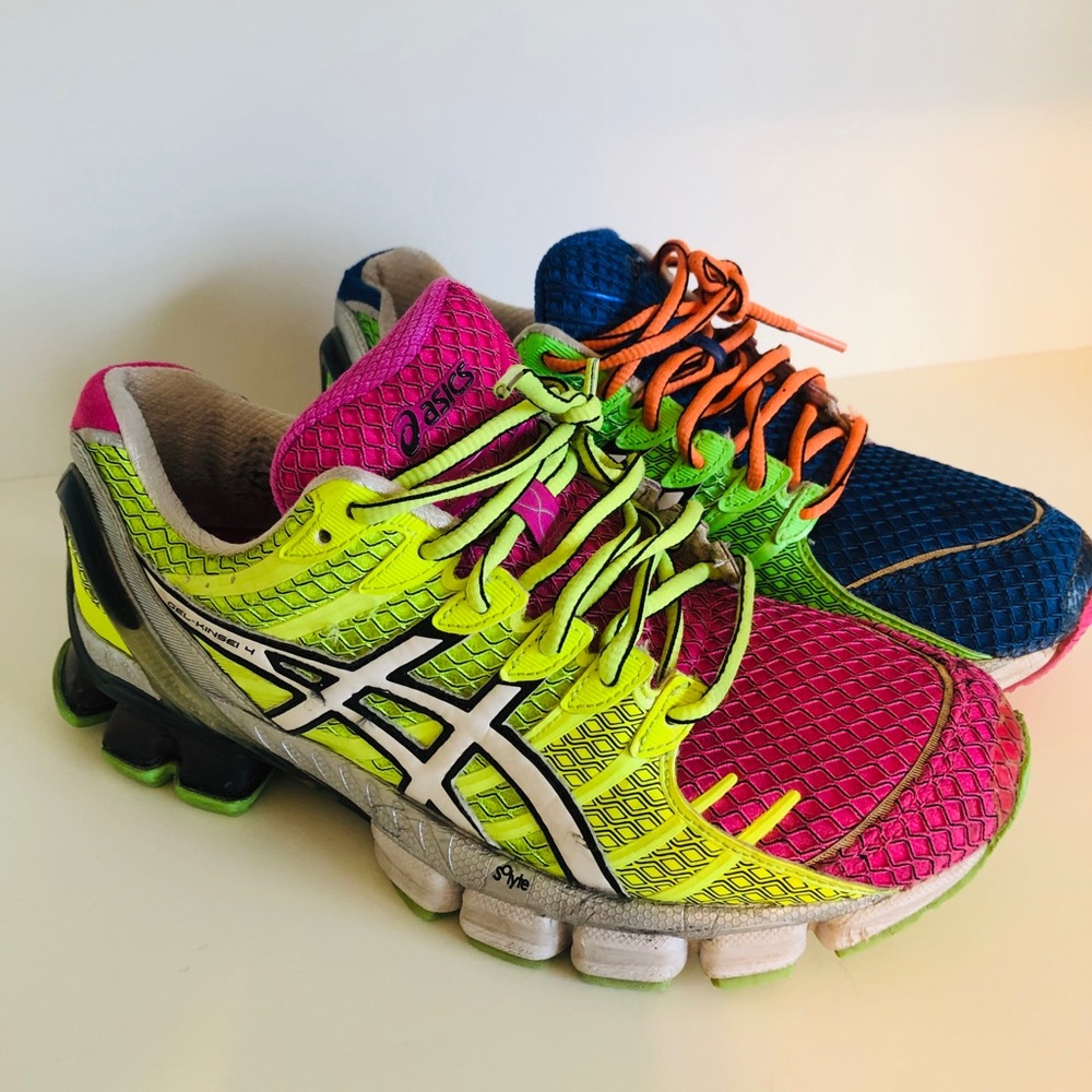 Asics gel multi-color sneakers size 8 US